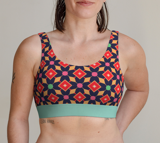 Midnight Pattern Bralette