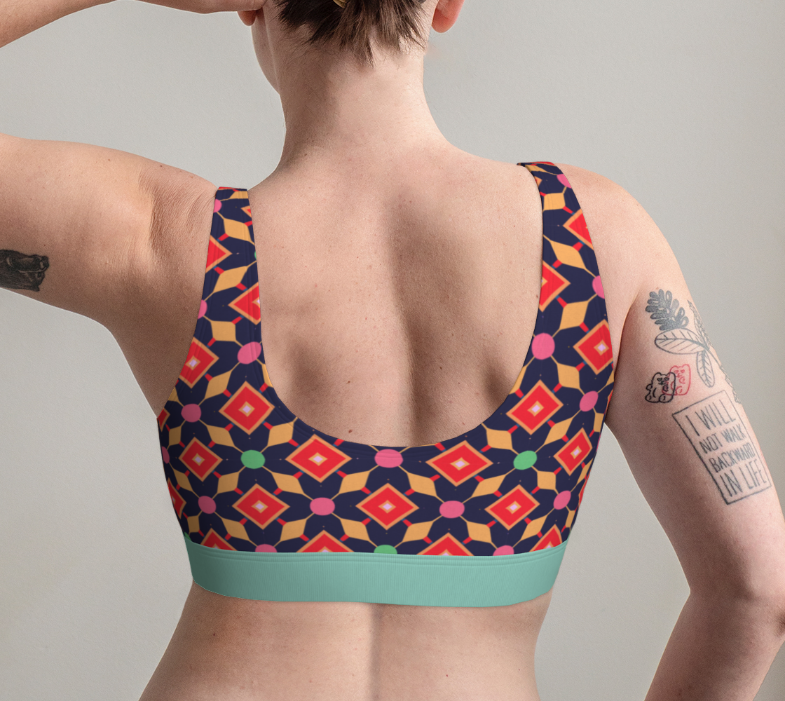 Midnight Pattern Bralette