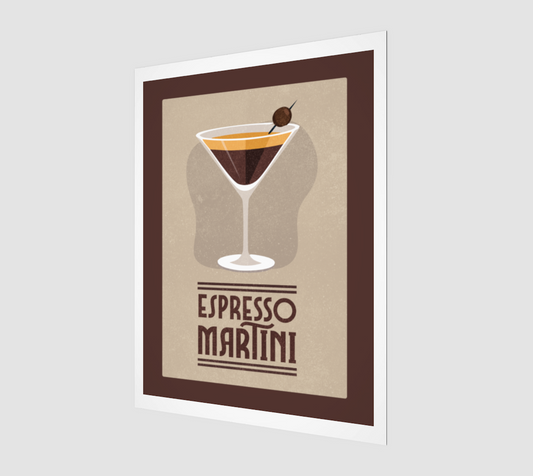 Espresso Martini Art Print