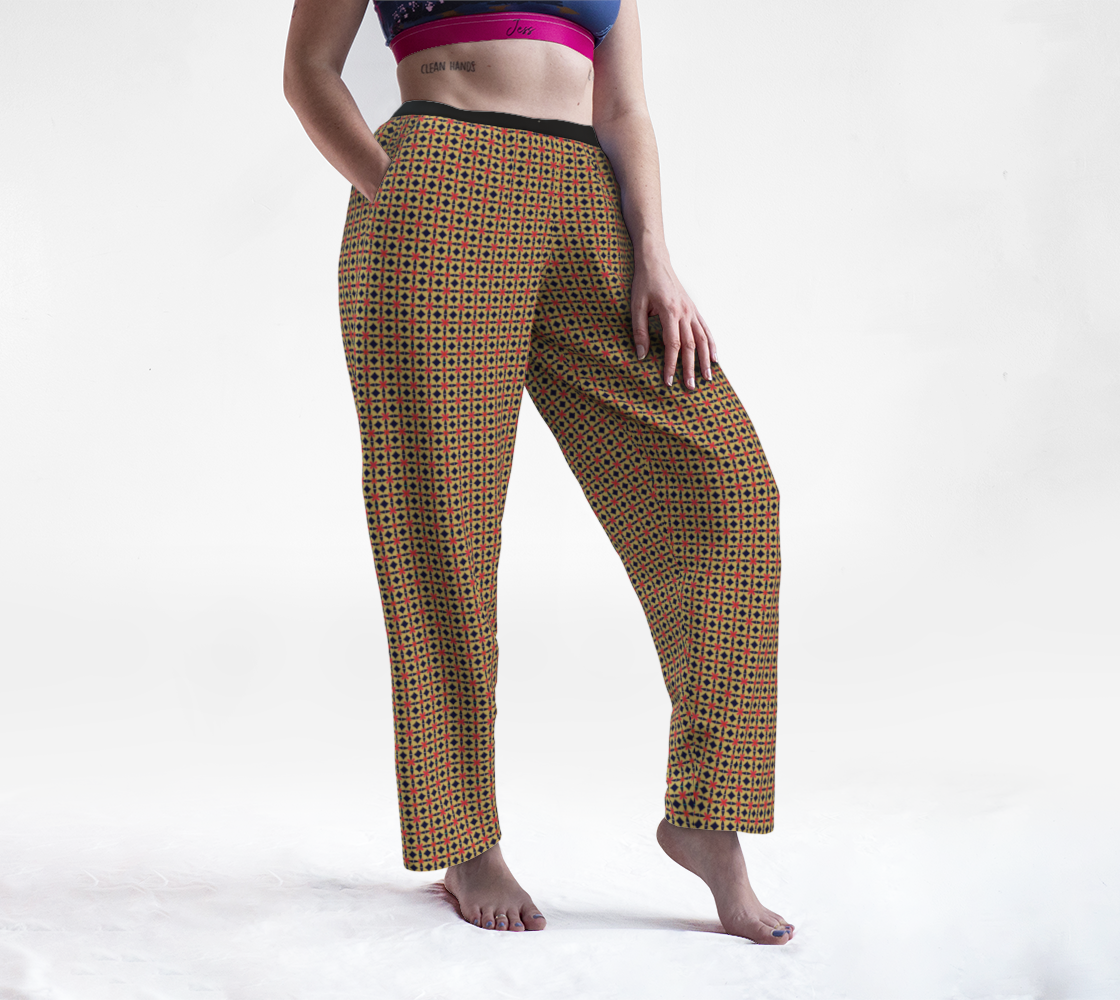 Retro Pattern Large Pant